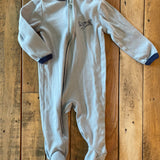 Little Plane Zip Up Pajama | 6-9 mo | Laura Ashley Baby
