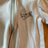 Little Plane Zip Up Pajama | 6-9 mo | Laura Ashley Baby