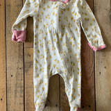 Little Flowers Zip Up Pajama | Cloud Island