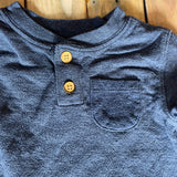 Navy Long Sleeve Henley | Cat & Jack