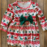 Winter Pattern Holiday Dress