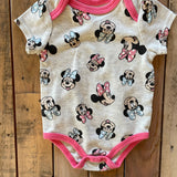 Minnie Mouse Short Sleeve Onesie | Disney