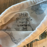 Organic Safari Little Planet Romper | 0-3 mo | Carter's
