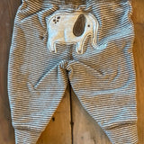 Stripe with Elephant Leggings | 0-3 mo | Carter's