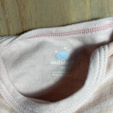 Pink Striped Long Sleeve Onesie | Cloud Island