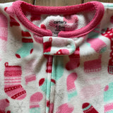 Fleece Stockings Zip Up Pajama | Carter's
