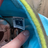 Stripe Puppy Fleece Sweatshirt | 0-3 mo | Carter's