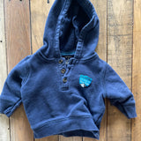 Navy Blue Ski Patrol Fleece Sweatshirt | 0-3 mo | Carter's