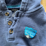 Navy Blue Ski Patrol Fleece Sweatshirt | 0-3 mo | Carter's