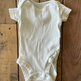 Plain White Short Sleeve Onesie | Carter's