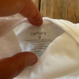 Plain White Short Sleeve Onesie | Carter's