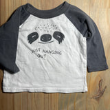 Just Hanging Out Sloth Tee | Okie Dokie