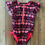 Bright Geo Zip Up One Piece Swimsuit | Cat & Jack
