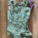 Green Flower Romper | Vignette