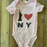 I Love NY Short Sleeve Onesie