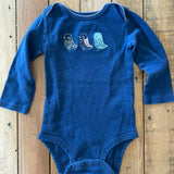 3 Little Birds Long Sleeve Onesie | 9-12 mo | Carter's