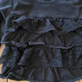 Tiered Black Long Sleeve | 9-12 mo | Garanimals