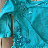 Teal Butterfly Long Sleeve | 9-12 mo | Children's Place