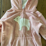 Fleece Polar Bear Jumpsuit | 9-12 mo | Carter's