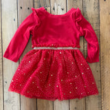Red Sparkle Holiday Dress | 9-12 mo | Cat & Jack