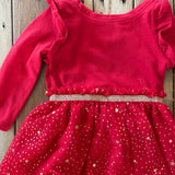 Red Sparkle Holiday Dress | 9-12 mo | Cat & Jack