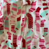 Fleece Stockings Zip Up Pajama | 9-12 mo | Carter's