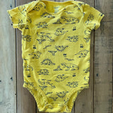 Yellow Dino Short Sleeve Onesie | Carter's