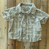 Plaid Short Sleeve Button Up | Sonoma