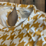 Yellow Houndstooth Onesie Dress | Carter's