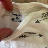 Follow Your Arrow Short Sleeve Onesie | 0-3 mo | Gerber