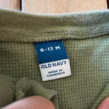 Olive Green Thermal Romper | Old Navy