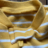 Yellow Rhino Striped Zip Up Pajama | Carter's