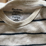 Organic Striped Short Sleeve Onesie | Gerber