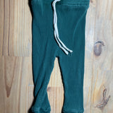Green Ribbed Pants