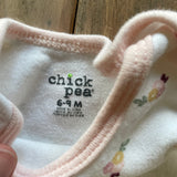 Little Flowers Short Sleeve Onesie | Chick Pea