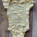 Yellow Polka Dot Short Sleeve Onesie | Gerber