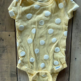 Yellow Polka Dot Short Sleeve Onesie | Gerber