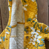 Yellow Quilted Flower Coat | Carter's