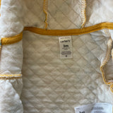 Yellow Quilted Flower Coat | Carter's