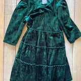 Green Velvet Long Sleeve Dress | Wonder Nation