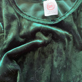 Green Velvet Long Sleeve Dress | Wonder Nation