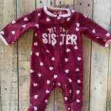Little Sister Fleece Zip Up Pajama | Carter's