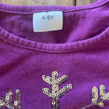 Snowflake Long Sleeve Tutu Dress