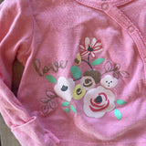 Organic Love Flowers Wrap Long Sleeve | Gerber