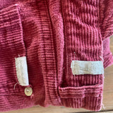 Maroon Corduroy Overalls | 7 for All Mankind