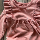 Pink Ruffle Shoulder Flower Romper | Cat & Jack