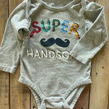 Super Handsome Long Sleeve Onesie | Baby Gap