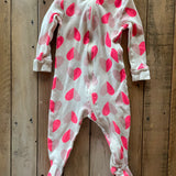 Neon Hearts Zip Up Pajama | Dip