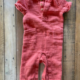 Pink Muslin Romper | Cat & Jack