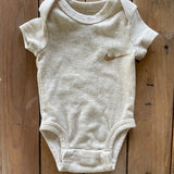 Beige Nike Short Sleeve Onesie | Nike